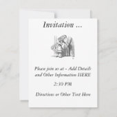 Sjabloon Alice Op zoek naar de deur Kaart (Achterkant)