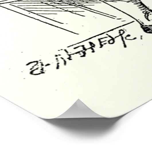 Sjabloon Alice Op zoek naar de deur Poster (Hoek)