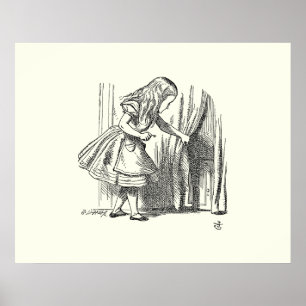 Sjabloon Alice Op zoek naar de deur Poster