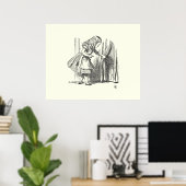 Sjabloon Alice Op zoek naar de deur Poster (Thuiskantoor)