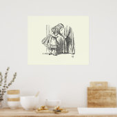 Sjabloon Alice Op zoek naar de deur Poster (Keuken)