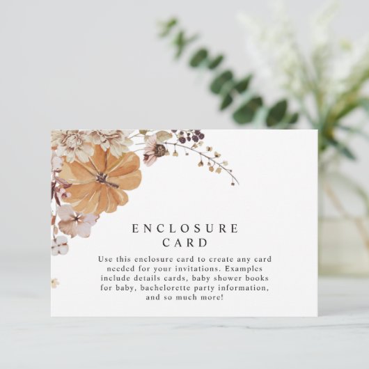 SJABLOON AMBER herfst pompoenomhulsel (Staand voorkant)