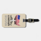 Sjabloon Amerikaanse Cornish Roots Bagagelabel (Voorkant horizontaal)