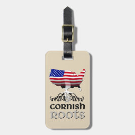 Sjabloon Amerikaanse Cornish Roots Bagagelabel