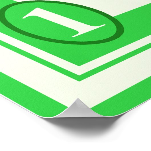 Sjabloon Amerikaanse dollar Poster (Hoek)