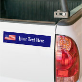 Sjabloon Amerikaanse vlag Bumpersticker (Op Truck)