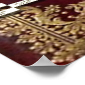 Sjabloon Antiek boek aangepaste boekfamilie toevoe Poster (Hoek)