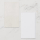  Sjabloon Antiek papier van de 1850s Blank Visitekaartje (Voorkant / Achterkant)