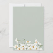 SJABLOON Baby shower Kaart (Achterkant)