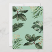 Sjabloon baby shower Woodland Kaart (Achterkant)