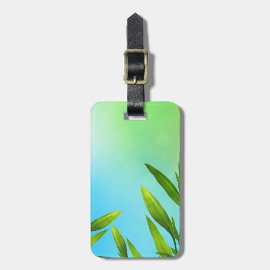 Sjabloon bagageetiket bagagelabel (Voorkant verticaal)