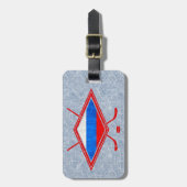 Sjabloon Bagagelabel Ice Hockey (Voorkant verticaal)