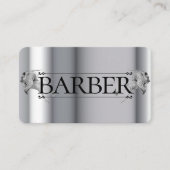 sjabloon barber visitekaartje (Voorkant)