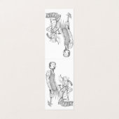 Sjabloon barber visitekaartje (Buitenkant ongevouwen)