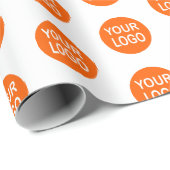 Sjabloon Bedrijfs het Brandmerken Logo Cadeaupapier (Rol Hoek)