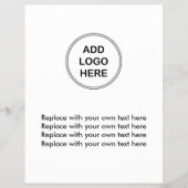 Sjabloon Bedrijfs Logo brochure (Voorkant)