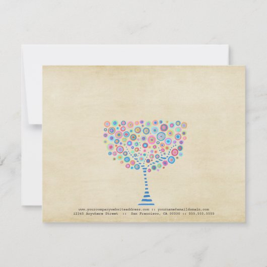 Sjabloon bedrijfscadeaubonnen mode (Achterkant)