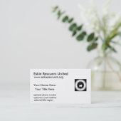 Sjabloon bedrijfskaart ERU Visitekaartje (Staand voorkant)