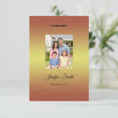 Sjabloon begrafenisprogramma kaart (Staand voorkant)