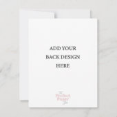 Sjabloon behuizingskaart (4,25 x 5,5) kaart (Achterkant)
