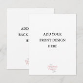 Sjabloon behuizingskaart (4,25 x 5,5) kaart (Voorkant / Achterkant)