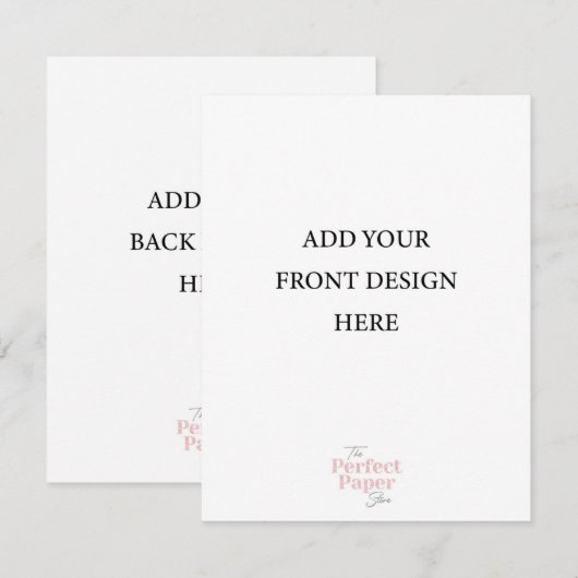 Sjabloon behuizingskaart (4,25 x 5,5) kaart (Voorkant / Achterkant)