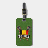 Sjabloon Belgische Lacrosse Bagagelabel (Voorkant verticaal)