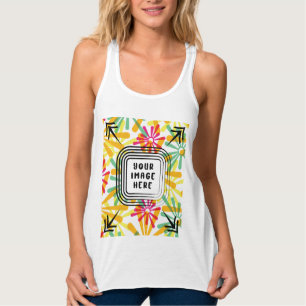 Sjabloon Bella+Canvas Flowy Racerback Tanktop
