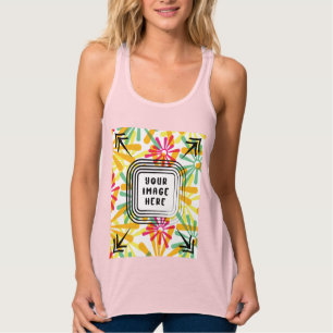 Sjabloon Bella+Canvas Flowy Racerback Tanktop