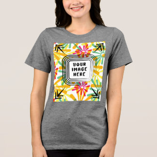 Sjabloon Bella + Canvas Vrouwen Tri-blend T Shirt