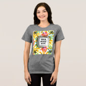 Sjabloon Bella + Canvas Vrouwen Tri-blend T Shirt (Voorkant volledig)