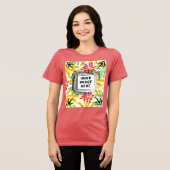 Sjabloon Bella + Canvas Vrouwen Tri-blend T Shirt (Voorkant volledig)