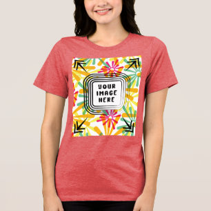 Sjabloon Bella + Canvas Vrouwen Tri-blend T Shirt