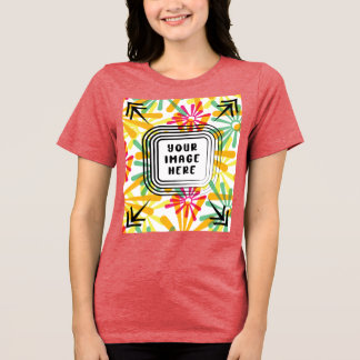 Sjabloon Bella + Canvas Vrouwen Tri-blend T Shirt