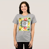 Sjabloon Bella + Canvas Vrouwen Tri-blend T Shirt (Voorkant volledig)