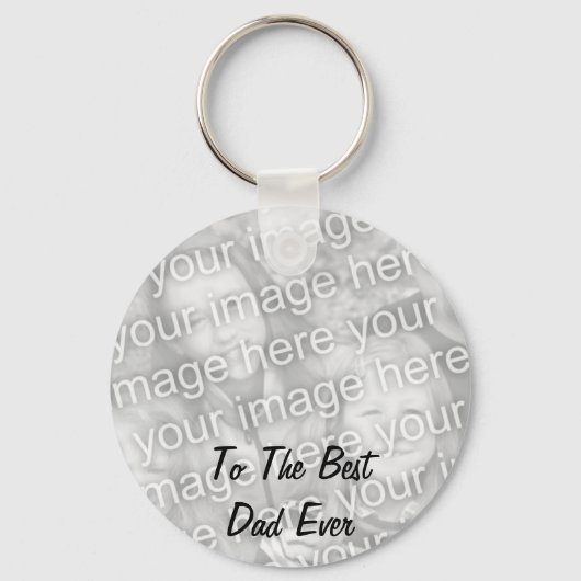 SJABLOON BESTE DAG VOOR FOTO-SLEUTELHANGER SLEUTELHANGER (Voorkant)