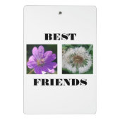 Sjabloon beste vrienden Afbeelding Mini Klembord (Achterkant)