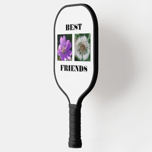 Sjabloon beste vrienden Afbeelding Pickleball Paddle (Links)