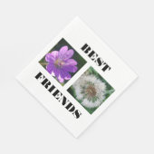 Sjabloon beste vrienden Afbeelding Servet (Hoek)