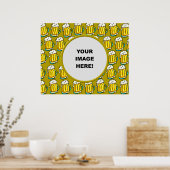 Sjabloon, bijengrens poster (Keuken)