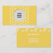 Sjabloon, bijengrens visitekaartje (Voorkant / Achterkant)