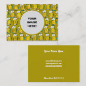 Sjabloon, bijengrens visitekaartje (Voorkant / Achterkant)