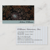 Sjabloon Binnenlandse ontwerper Visitekaartje (Voorkant / Achterkant)