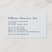 Sjabloon Binnenlandse ontwerper Visitekaartje (Achterkant)