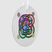Sjabloon Blanco bewerken ADD text afbeelding ACRYL Ornament (voorkant)