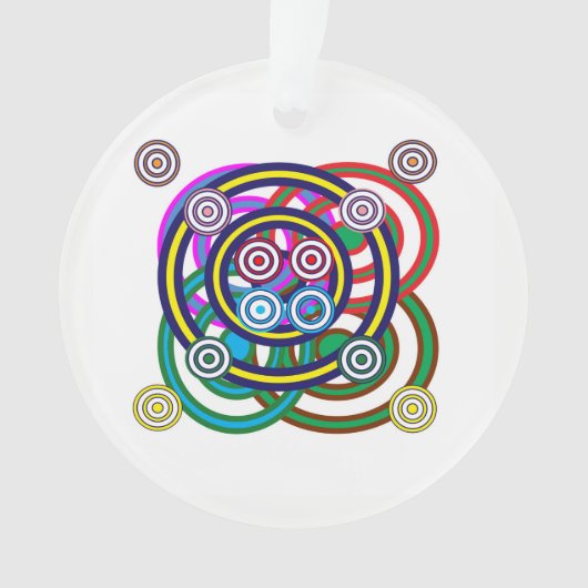 Sjabloon Blanco bewerken ADD text afbeelding ACRYL Ornament (voorkant)