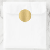 Sjabloon Blanco Maak Je Eigen Aangepaste Tekst Gou Ronde Sticker (Tas)