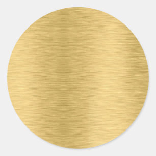 Sjabloon Blanco Maak Je Eigen Aangepaste Tekst Gou Ronde Sticker