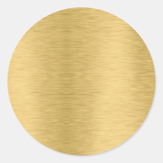 Sjabloon Blanco Maak Je Eigen Aangepaste Tekst Gou Ronde Sticker (Voorkant)