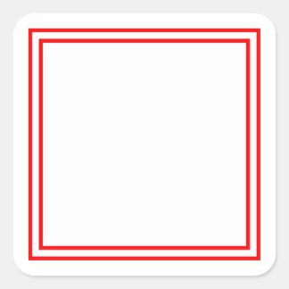 Sjabloon blanco ... Voeg hier de tekst van uw afbe Vierkante Sticker
